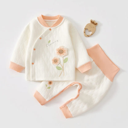 Conjunto Interior Quente com Calças de Cintura Alta — Bebé Outono/Inverno