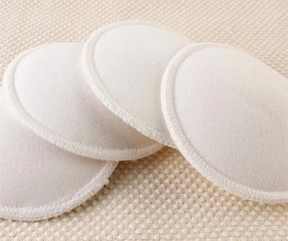 4/8Pcs New Bamboo Breast Pad Nursing Pads For Mum Washable Waterproof Feeding Pad Bamboo Reusable