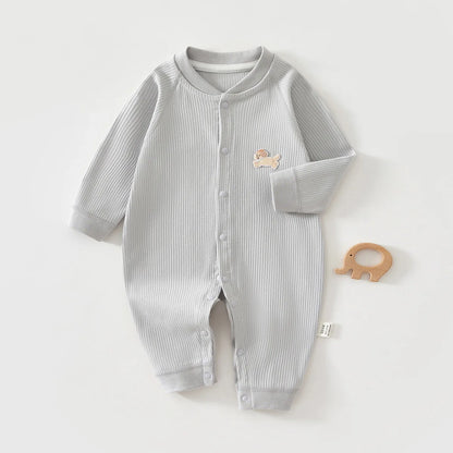 Macacão Pijama em Algodão Puro — Bebé 0-18M