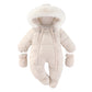 Macacão de Inverno com Capuz e Forro Polar — Bebé 3-24M